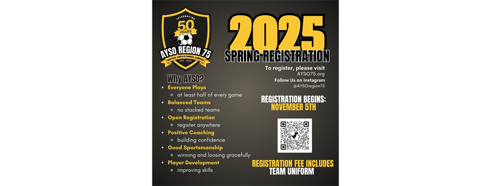 Spring Season Registration