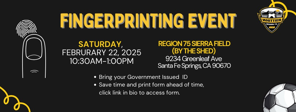 Fingerprinting Event Feb 22      (Click Flyer)